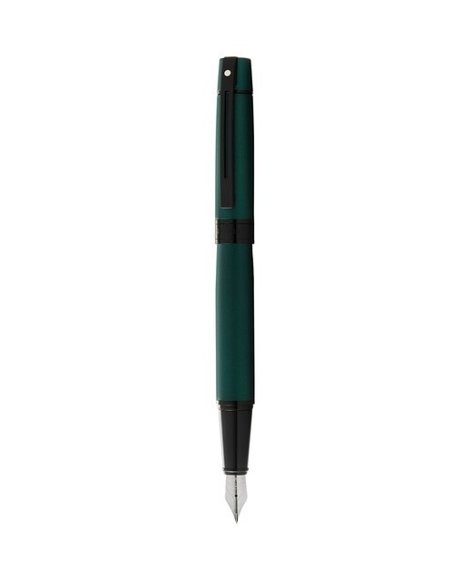 Imagem 0 de Esferográfica com Detalhes em Preto Brilhante Sheaffer 300 Verde Mate