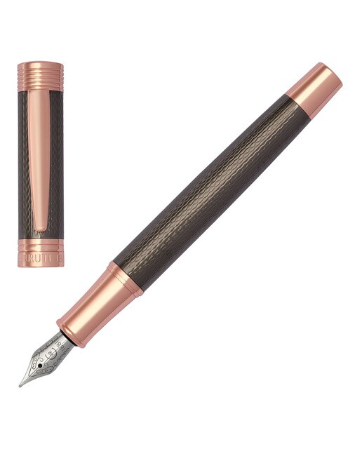 Caneta de Aparo Zoom Diamond - Gun Ruténio / Dourado Rosa-1