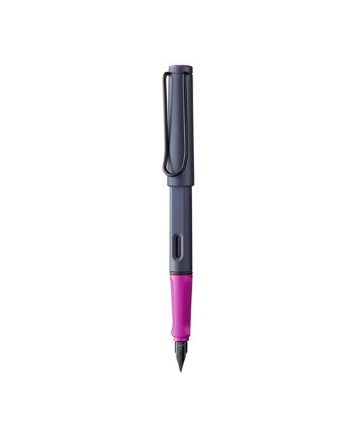 Caneta de aparo 0D7 M Safari Lamy Pink Cliff Cinzento / Fúcsia-1