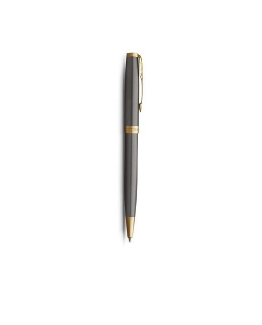 Caneta de Aparo Sonnet Parker Grey core ponta fina Cinza / Dourado-1