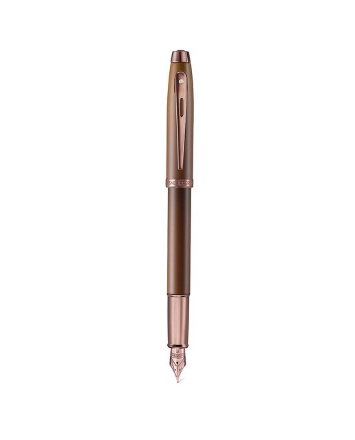 Imagem 0 de Esferográfica Sheaffer 100 em Laca Castanho Café e Detalhes Castanhos