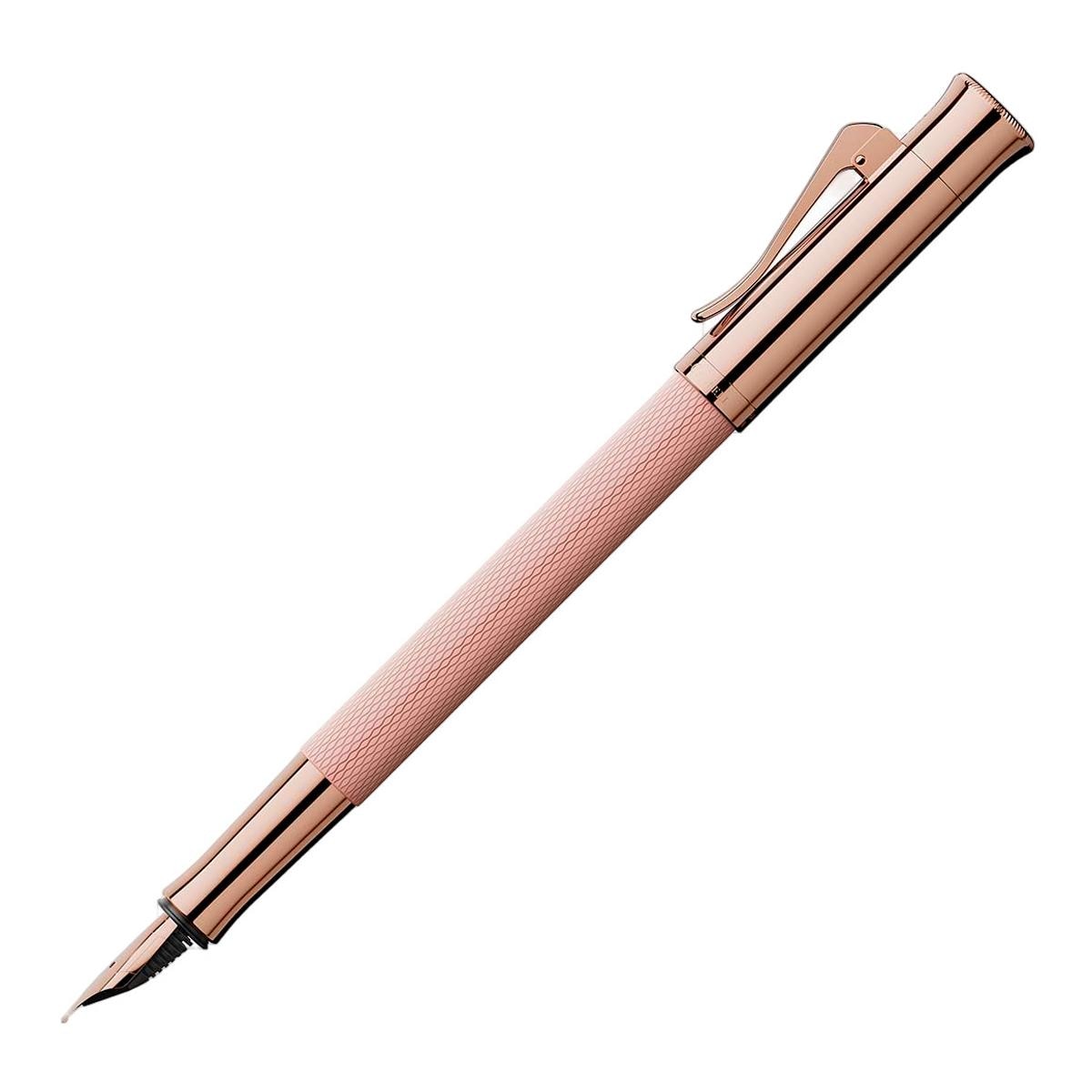 Imagem 0 de Esferográfica Guilloche Rose Blush Ponta F Graf Von Faber-Castell