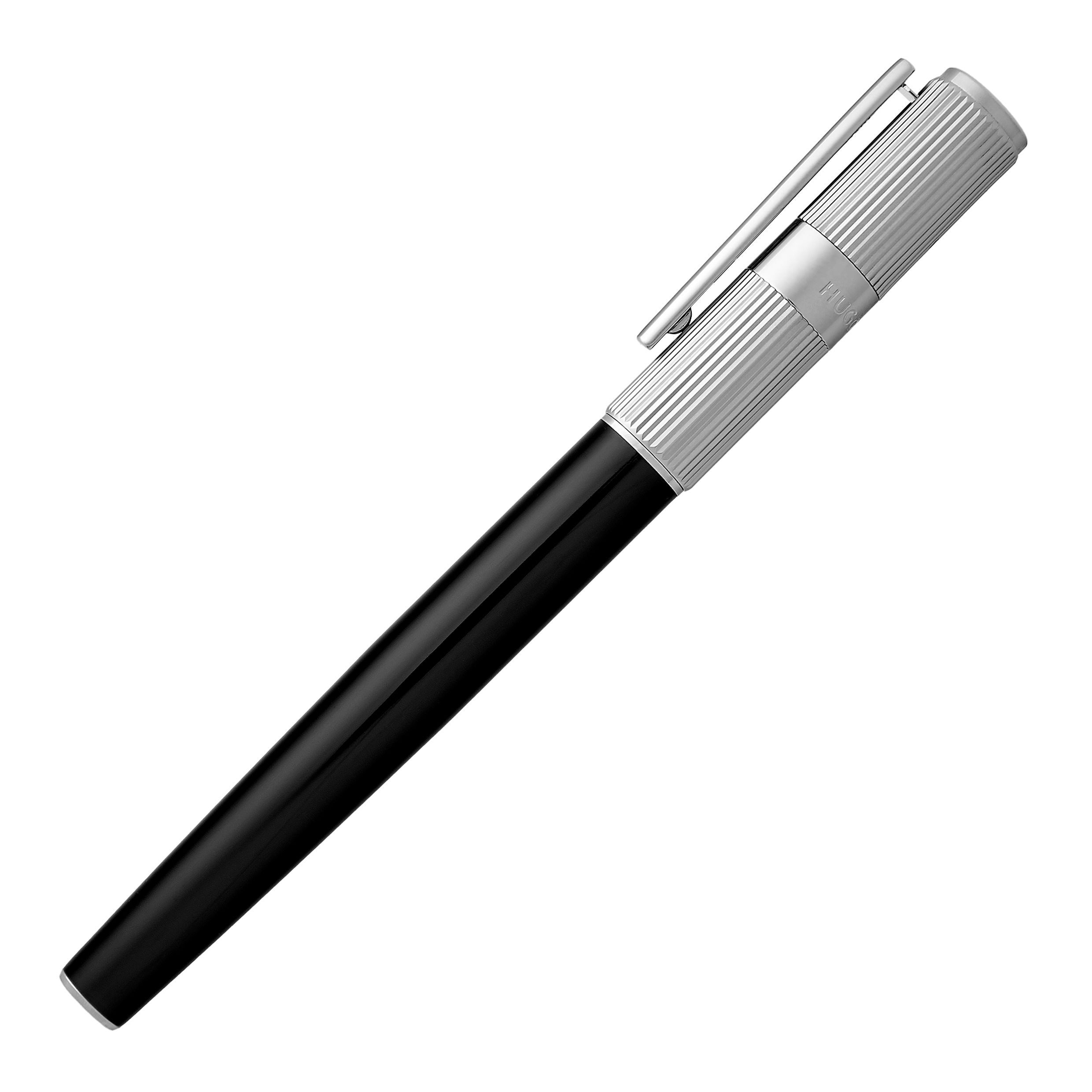 Caneta de Tinta Permanente Formation Line Hugo Boss Prata Preto mate-2