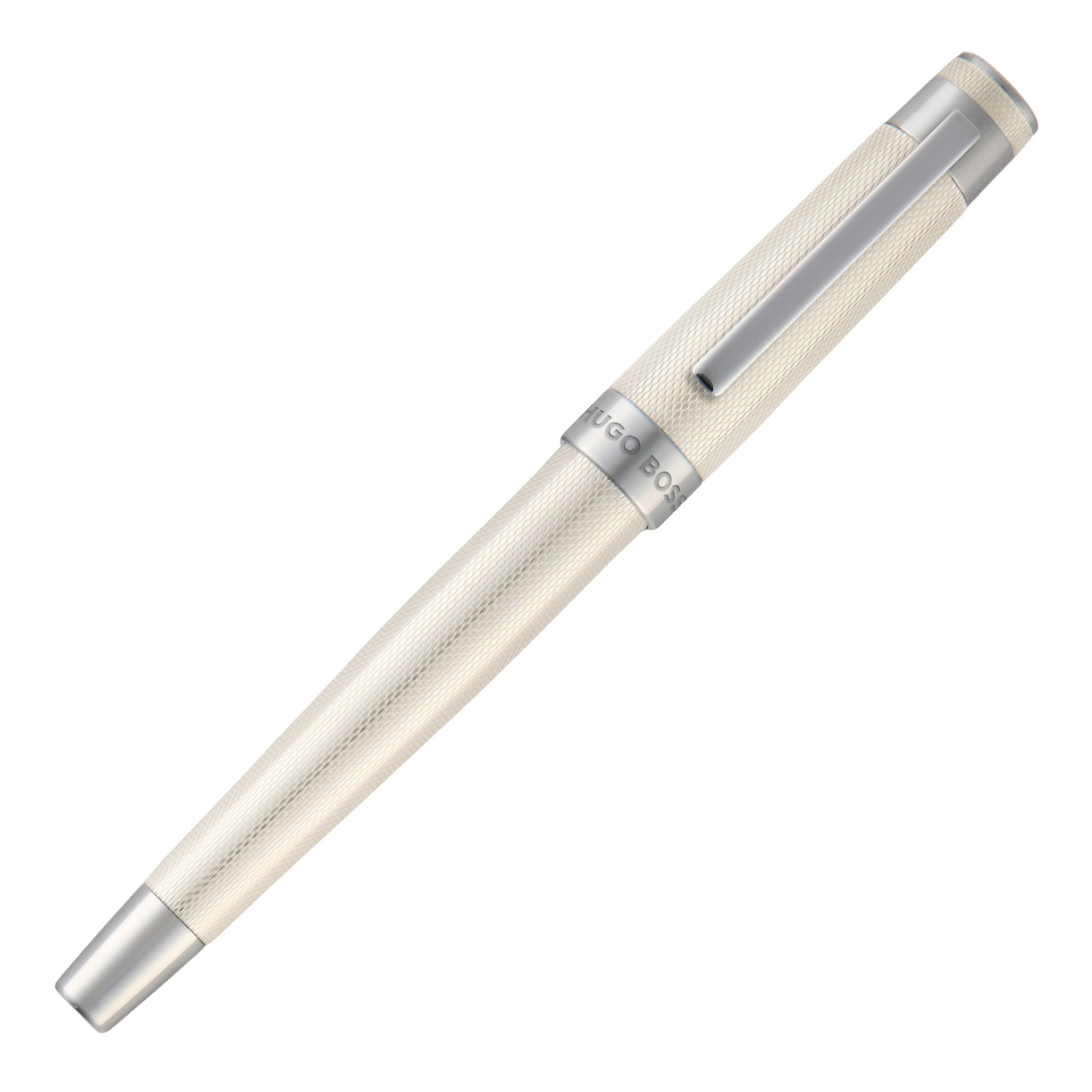 Caneta de Tinta Permanente Eclat Hugo Boss Prata Prata-2
