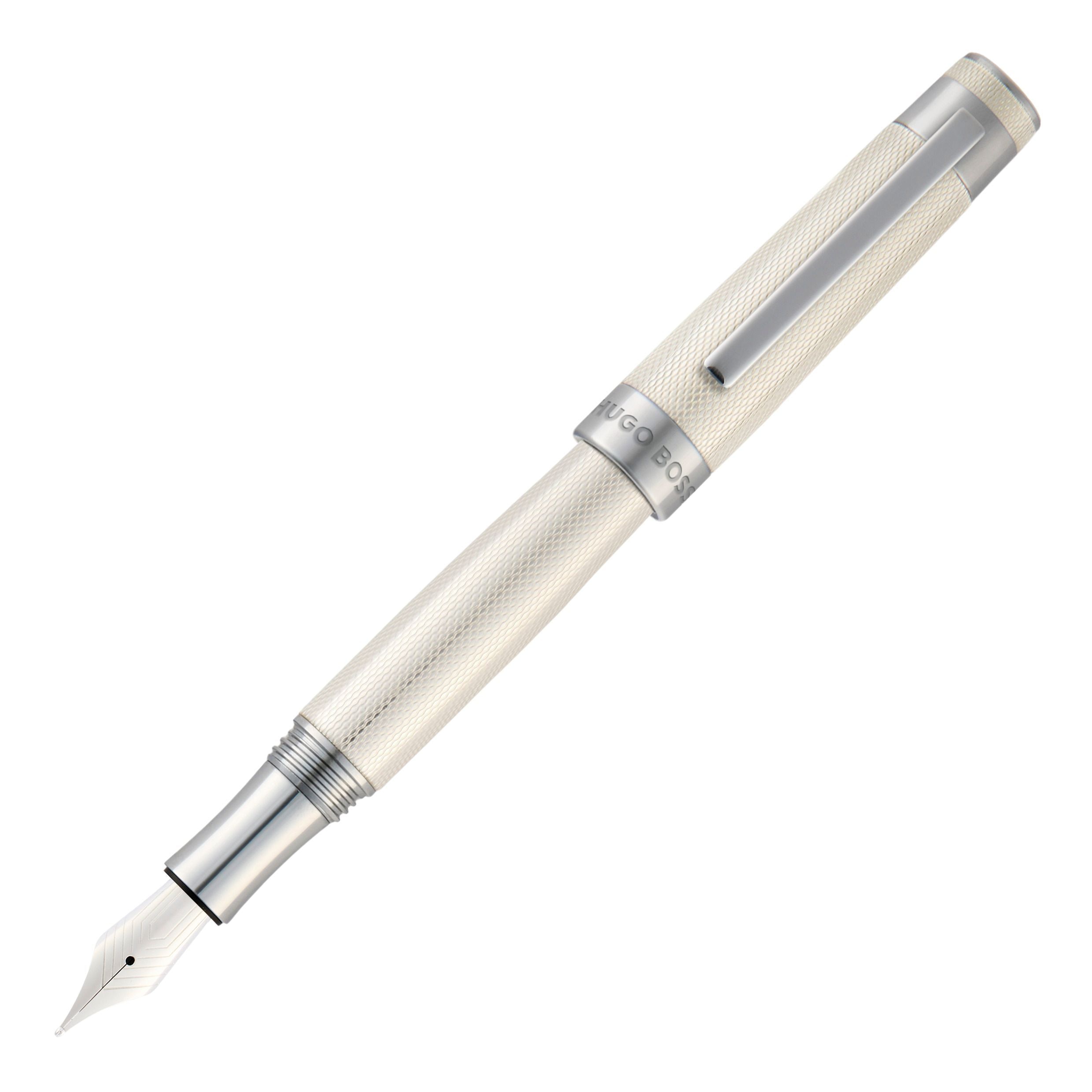 Caneta de Tinta Permanente Eclat Hugo Boss Prata Prata-3