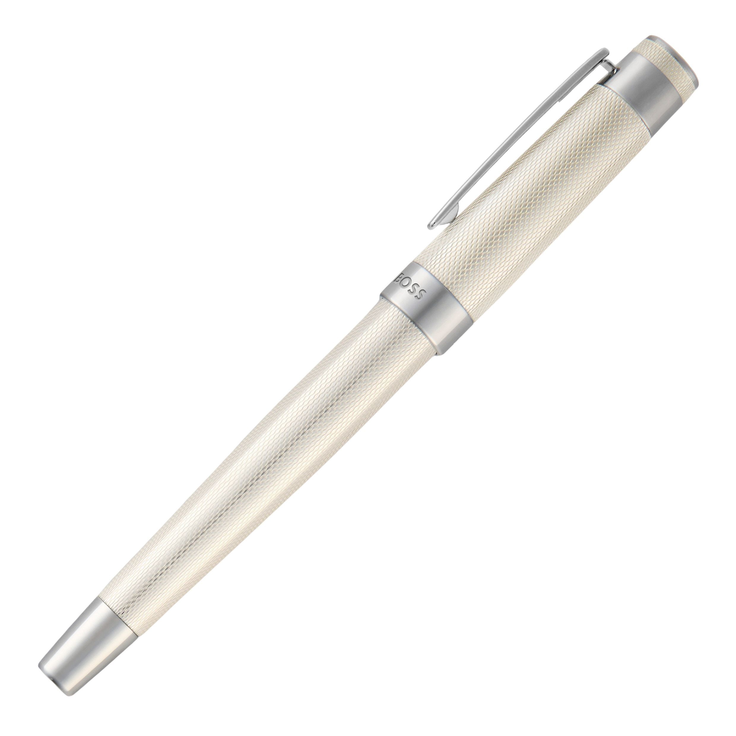 Caneta de Tinta Permanente Eclat Hugo Boss Prata Prata-4