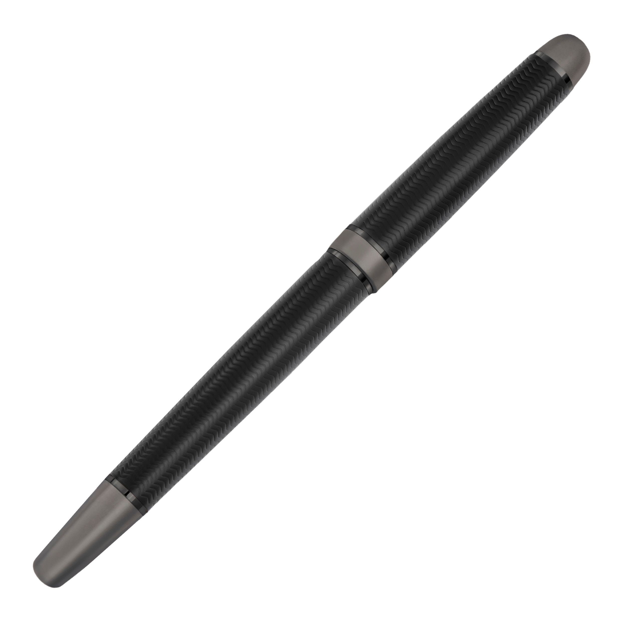 Caneta de Tinta Permanente Holborn Cerruti 1881 Preta e ruténio Preto-5