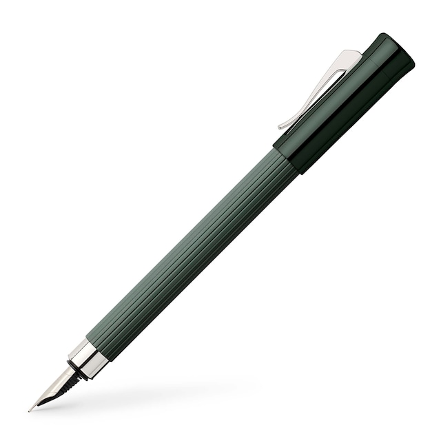 Imagem 0 de Esferográfica Tamitio Ponto F Graf von Faber-Castell Verde Escuro