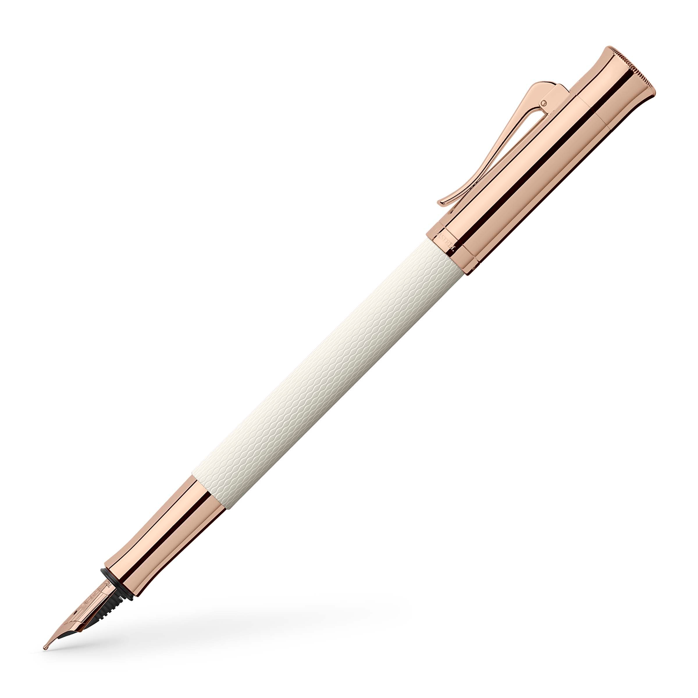 Imagem 0 de Esferográfica Guilloche Champagne Blush Ponta F Graf Von Faber-Castell