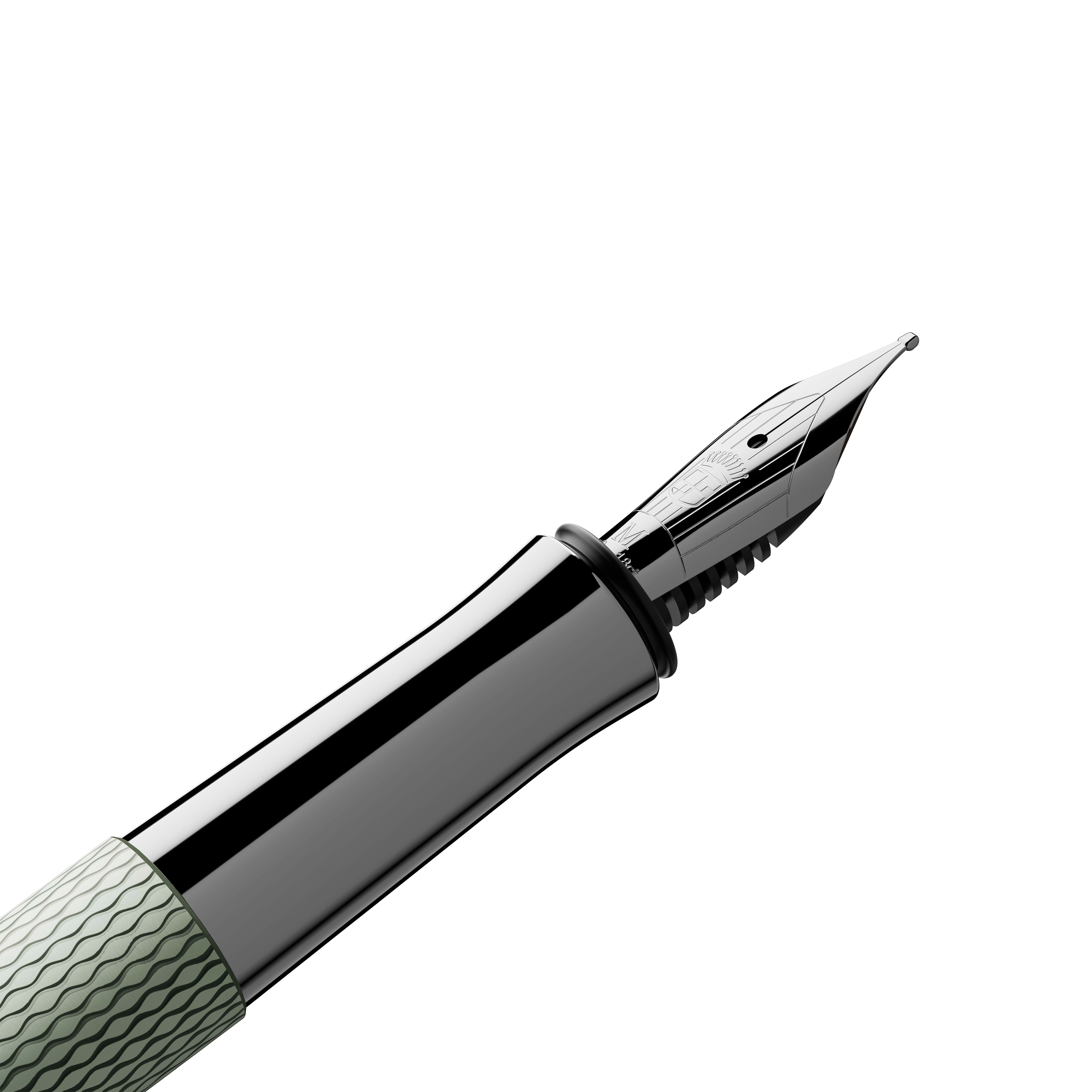 Esferográfica Guilloche Sage Green Ponta M Graf Von Faber-Castell 3