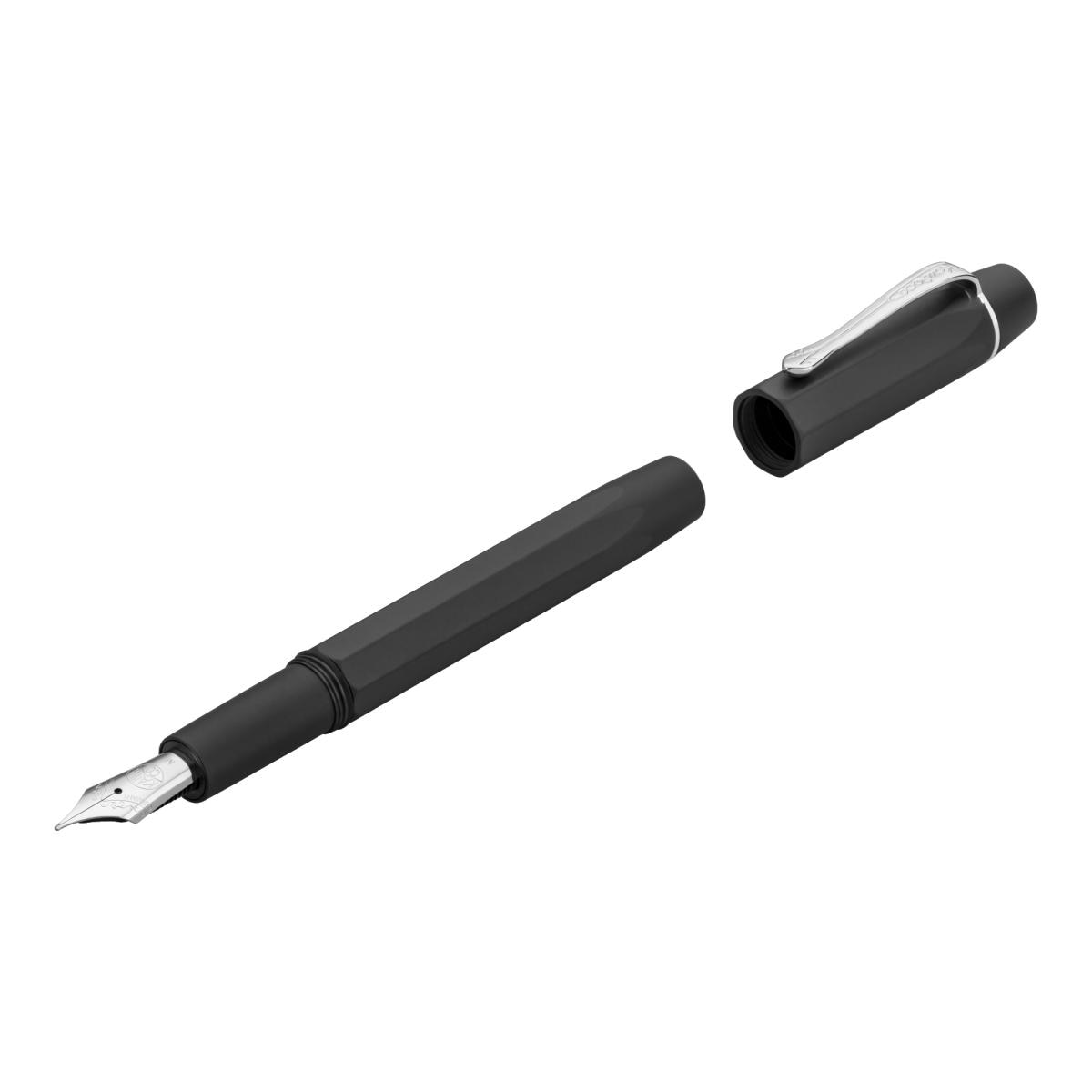 Esferográfica Serie Original Ponta Grande Aluminio Kaweco Preto-3