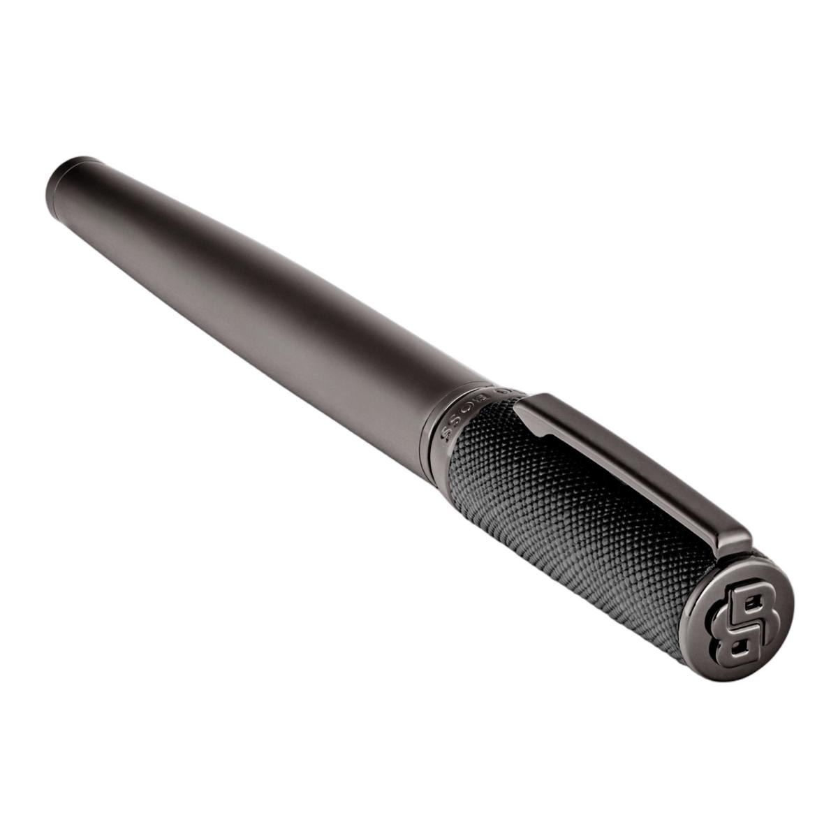 Esferográfica Double B Saffiano Black Hugo Boss Preto-4