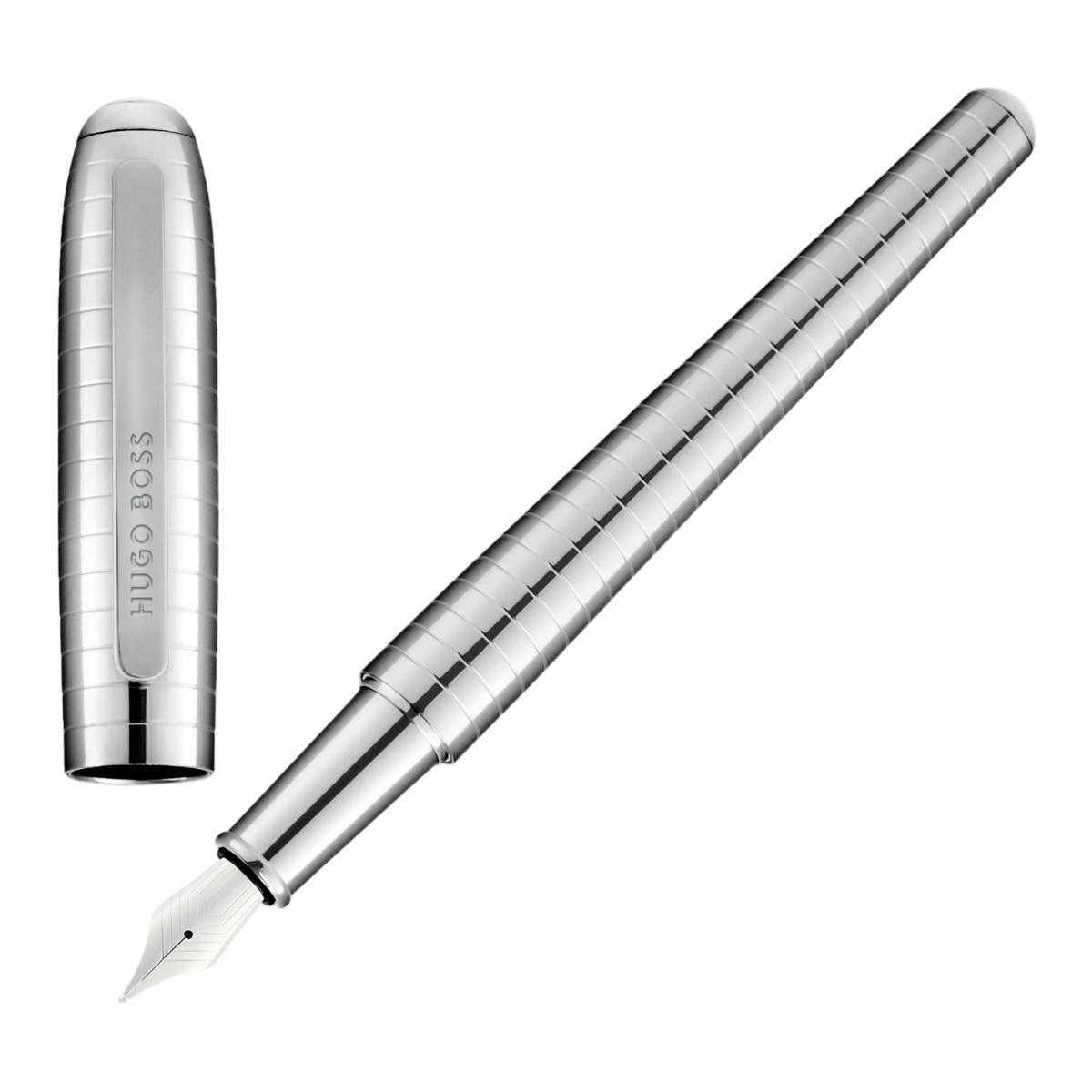 Imagem 0 de Esferográfica Contour Soft Bauhaus Chrome Hugo Boss