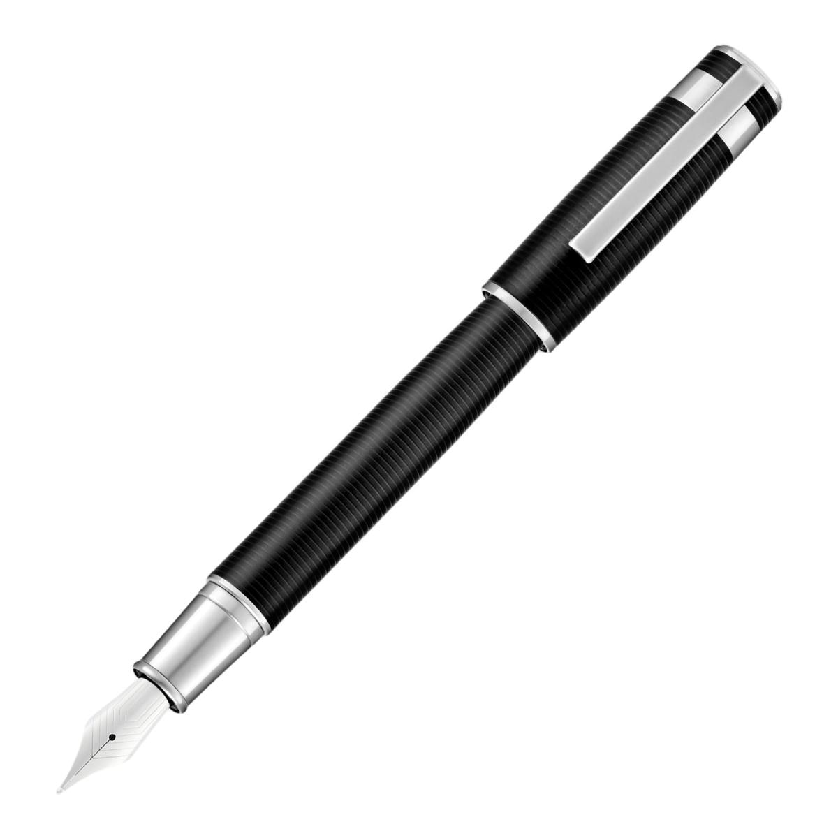 Esferográfica Arche Horizon Black Hugo Boss Preto / Crómio-4