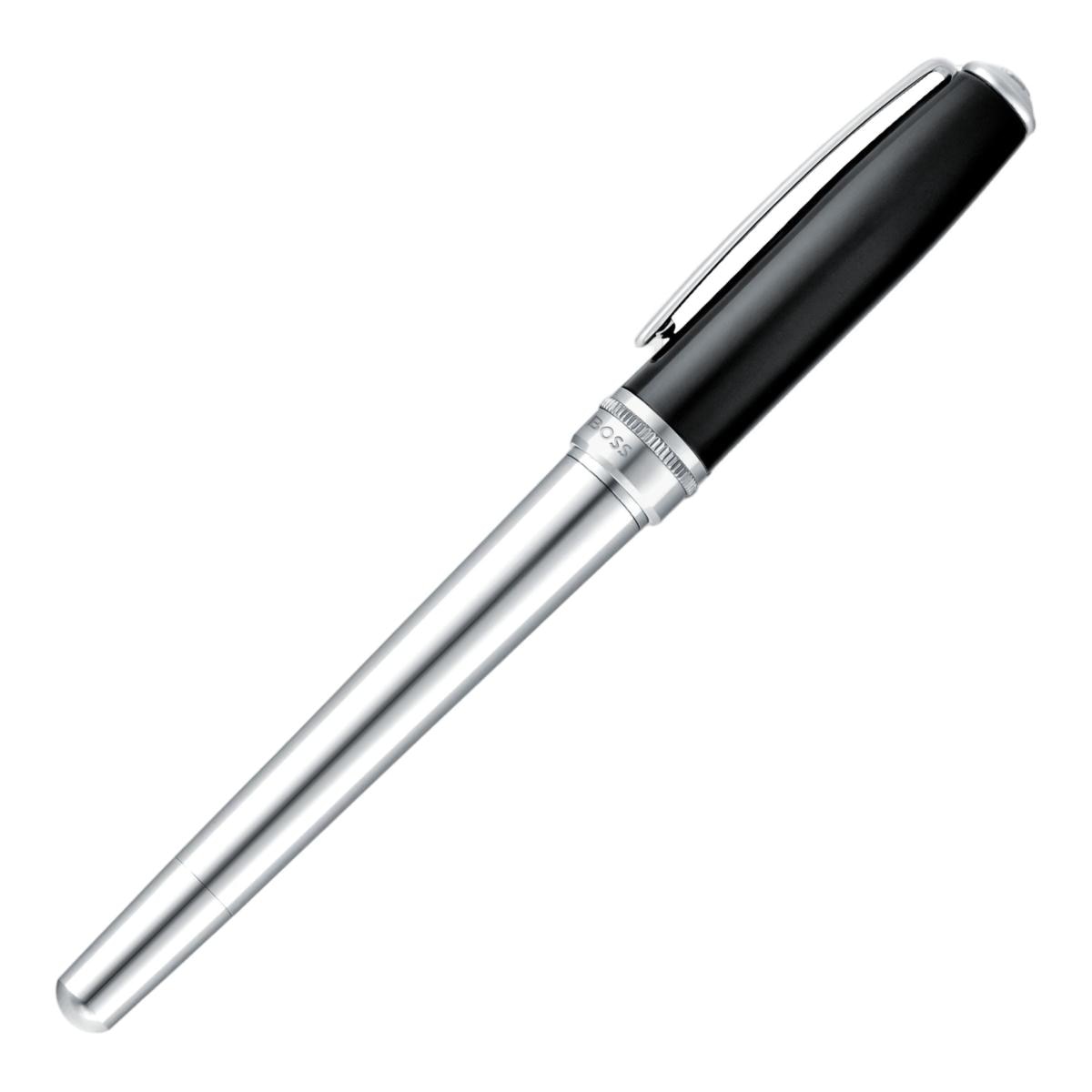 Esferográfica Classic Essential Black And Chrome Hugo Boss Preto / Crómio-2