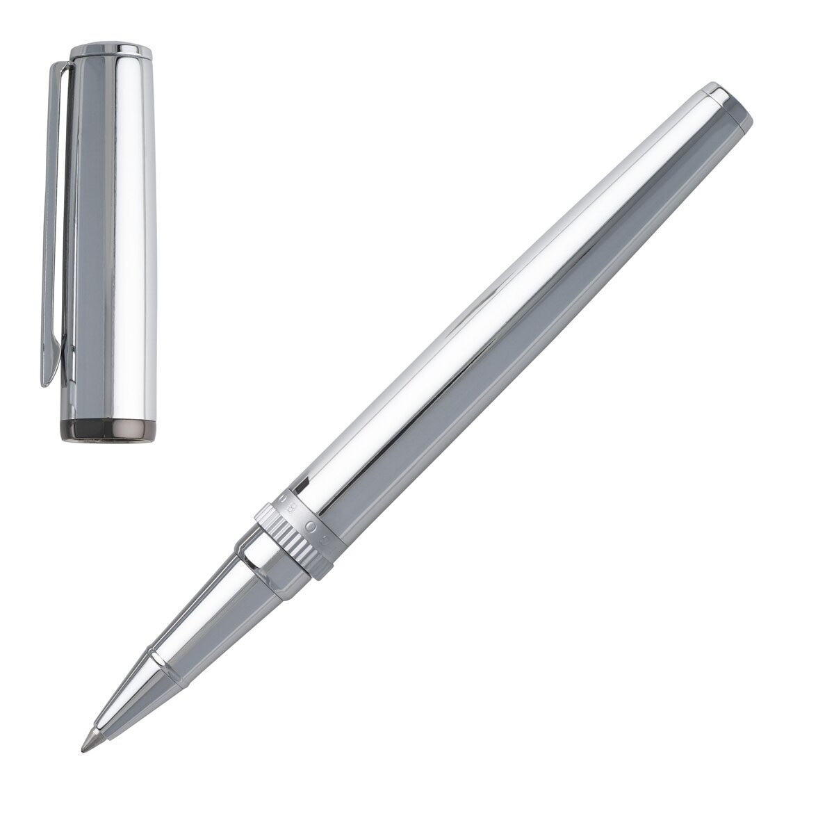 Caneta rollerball Gear Metal cromada 3