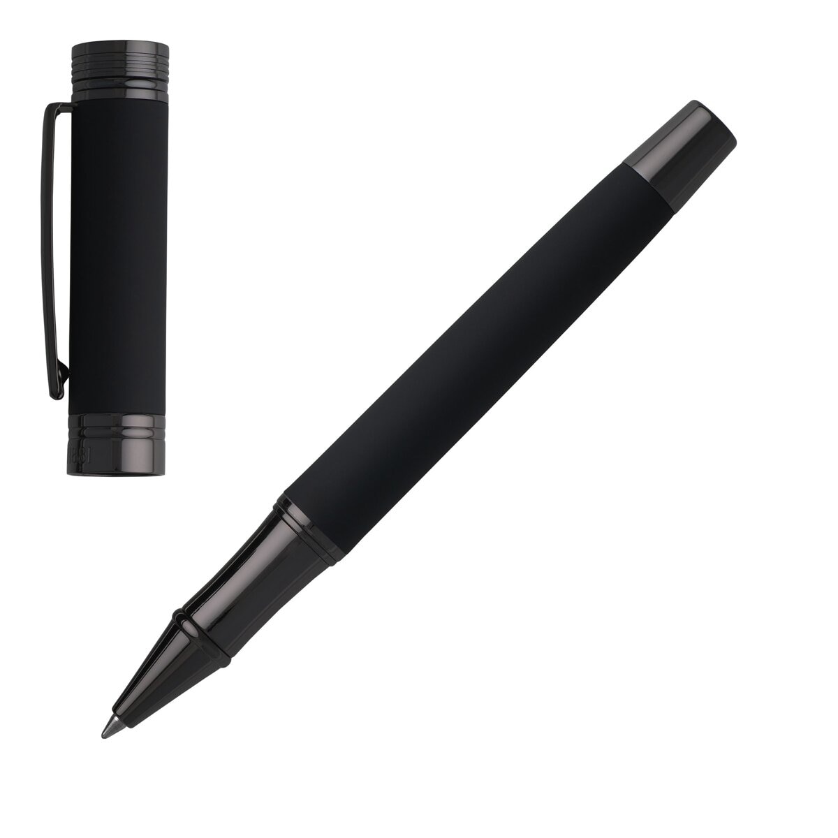 Caneta Rollerball Zoom Soft Black Cerruti 1881 Preta e Ruténio Preto-3
