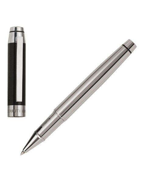 Caneta Rollerball Heritage Black Cerruti 1881 Preta e Cromada Preto / Crómio-1