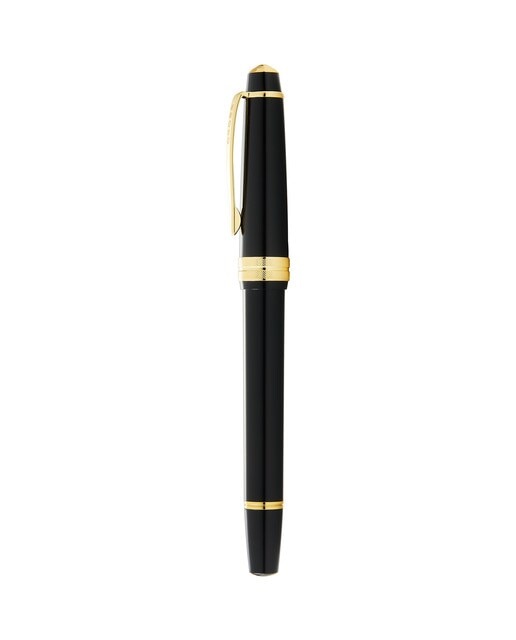 Rollerball Bailey Light™ com Pormenores Dourados - Preto Brilhante 4