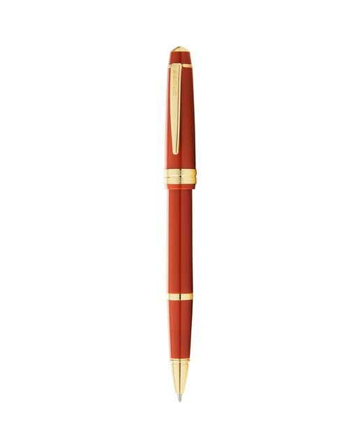 Rollerball Bailey Light™ com Pormenores Dourados - Âmbar 1