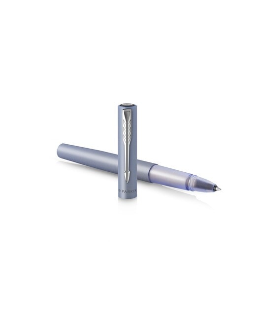 Caneta Rollerball Vector XL - Silver Blue Azul / Prata-1