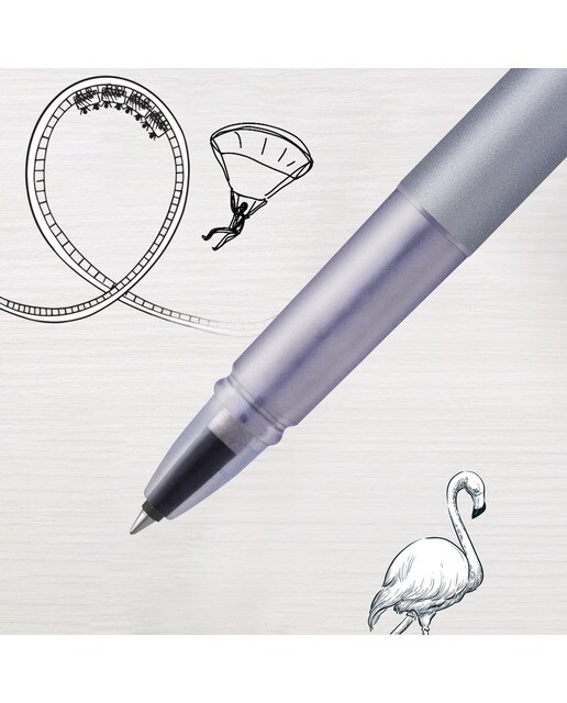 Caneta Rollerball Vector XL - Silver Blue Azul / Prata-5