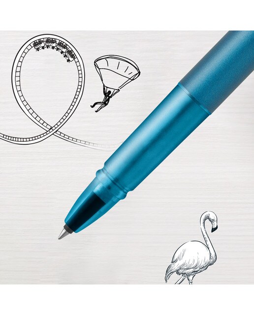 Caneta Rollerball Vector XL - Azul-Petróleo Azul-3