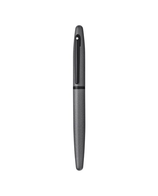 Caneta Rollerball VFM Laca - Cinzento Mate e Pormenores PVD - Preto 3