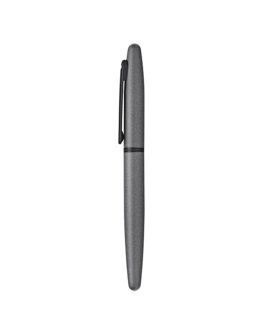 Caneta Rollerball VFM Laca - Cinzento Mate e Pormenores PVD - Preto 4