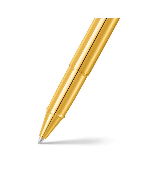Roller Dall Sheaffer 100 com Acabamento PVD Dourado Brilhante e Detalhes PVD Dourados 4
