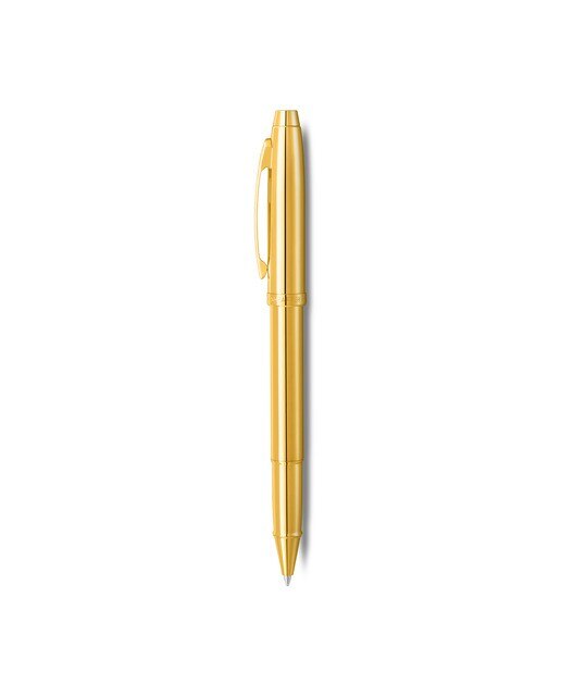 Roller Dall Sheaffer 100 com Acabamento PVD Dourado Brilhante e Detalhes PVD Dourados 5