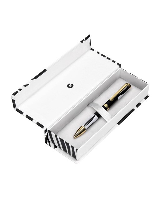 Rollerball em estojo de design Dualitá Belius branco Branco-4