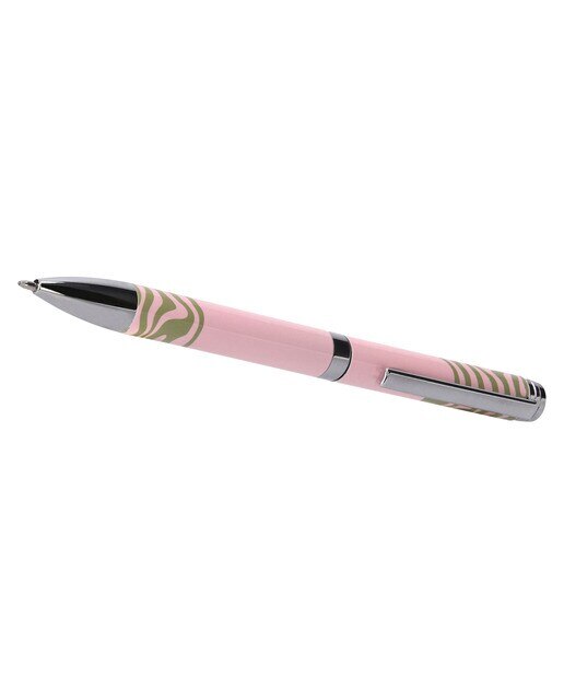 Rollerball em caixa de design Ink Dreams Belius rosa e verde matcha prateado Rosa-2