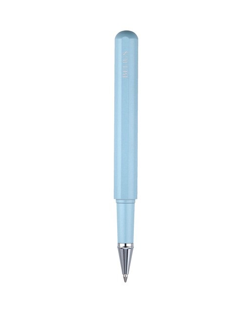 Rollerball e caixa de design azul Space B Belius Azul-1
