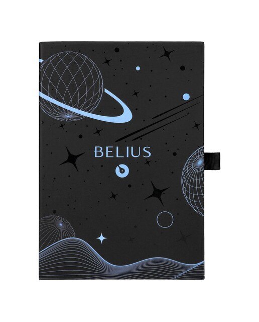 Rollerball e caixa de design azul Space B Belius Azul-6
