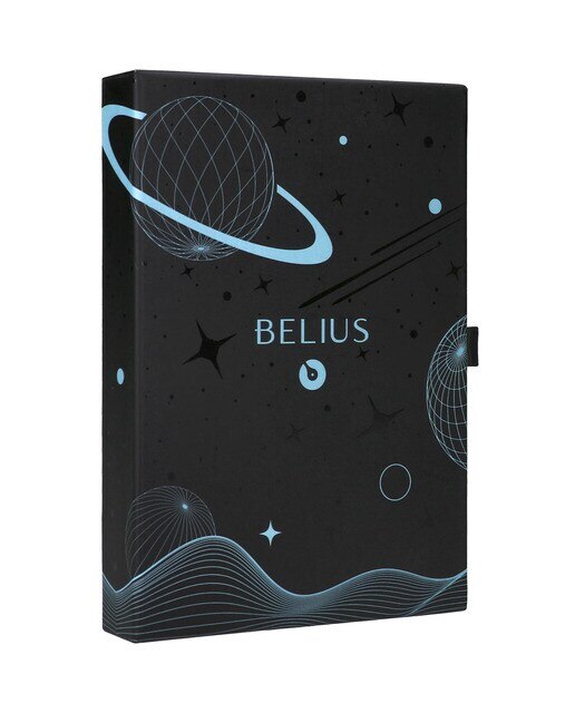 Rollerball e caixa de design azul Space B Belius Azul-7