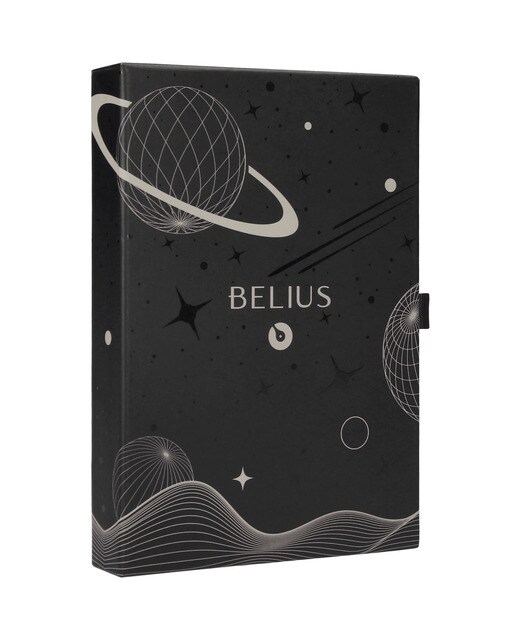 Rollerball e estojo em cinzento com design Space B Belius Cinzento-7