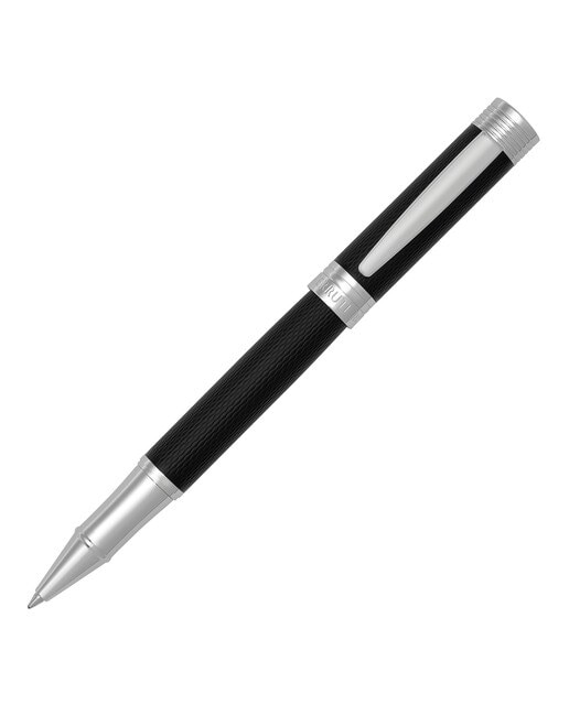 Rollerball Zoom Diamond - Preto Preto / Crómio-2