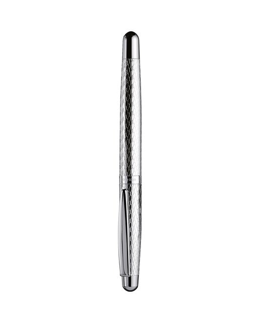 Roller em Prata 925 Pulida com Guilloché em Favo Otto Hutt Prata-2
