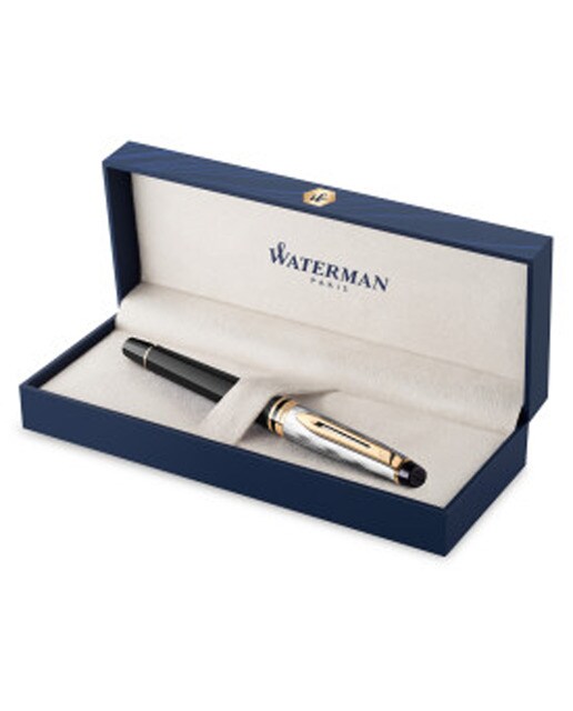 Roller Expert Waterman Reflections of Paris preto-ouro Negro / Ouro-2
