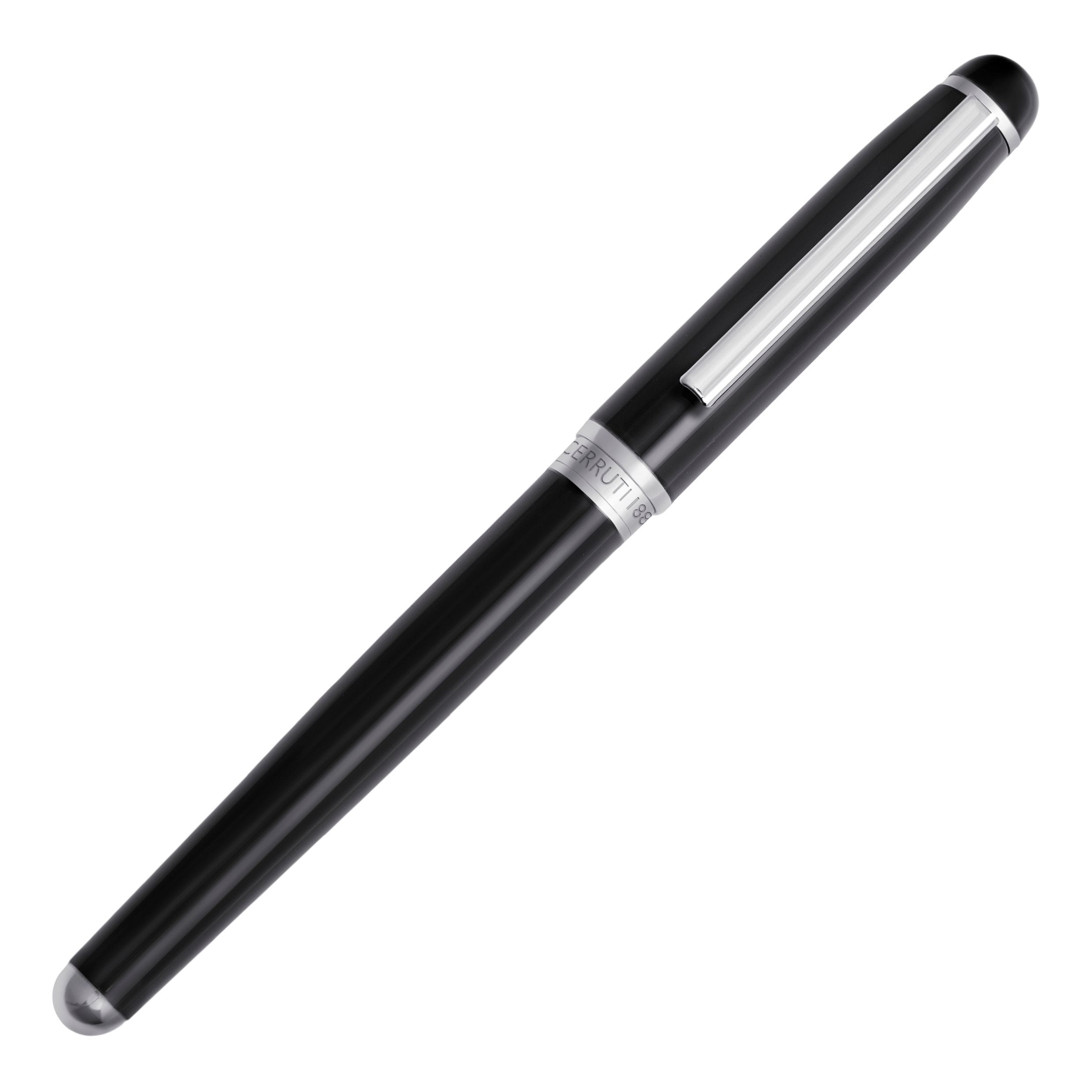 Rollerball Leap Classic Cerruti 1881 preto Preto / Crómio-2