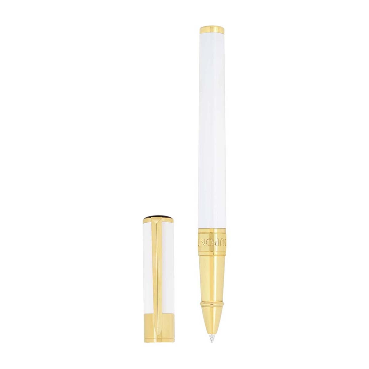 Roller Initial S.T. Dupont Blanco / Dorado-1