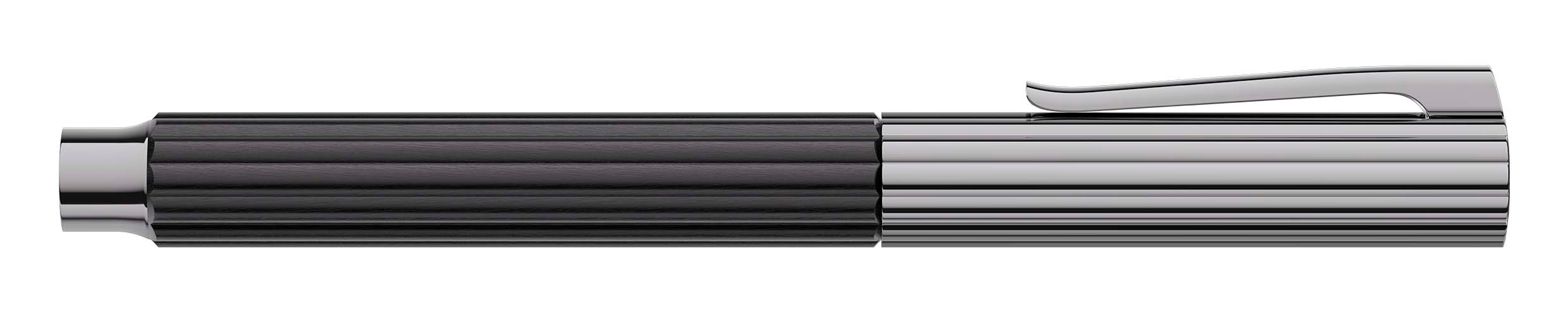 Caneta Roller Ball Madeira de Ébano Graf Von Faber-Castell 2