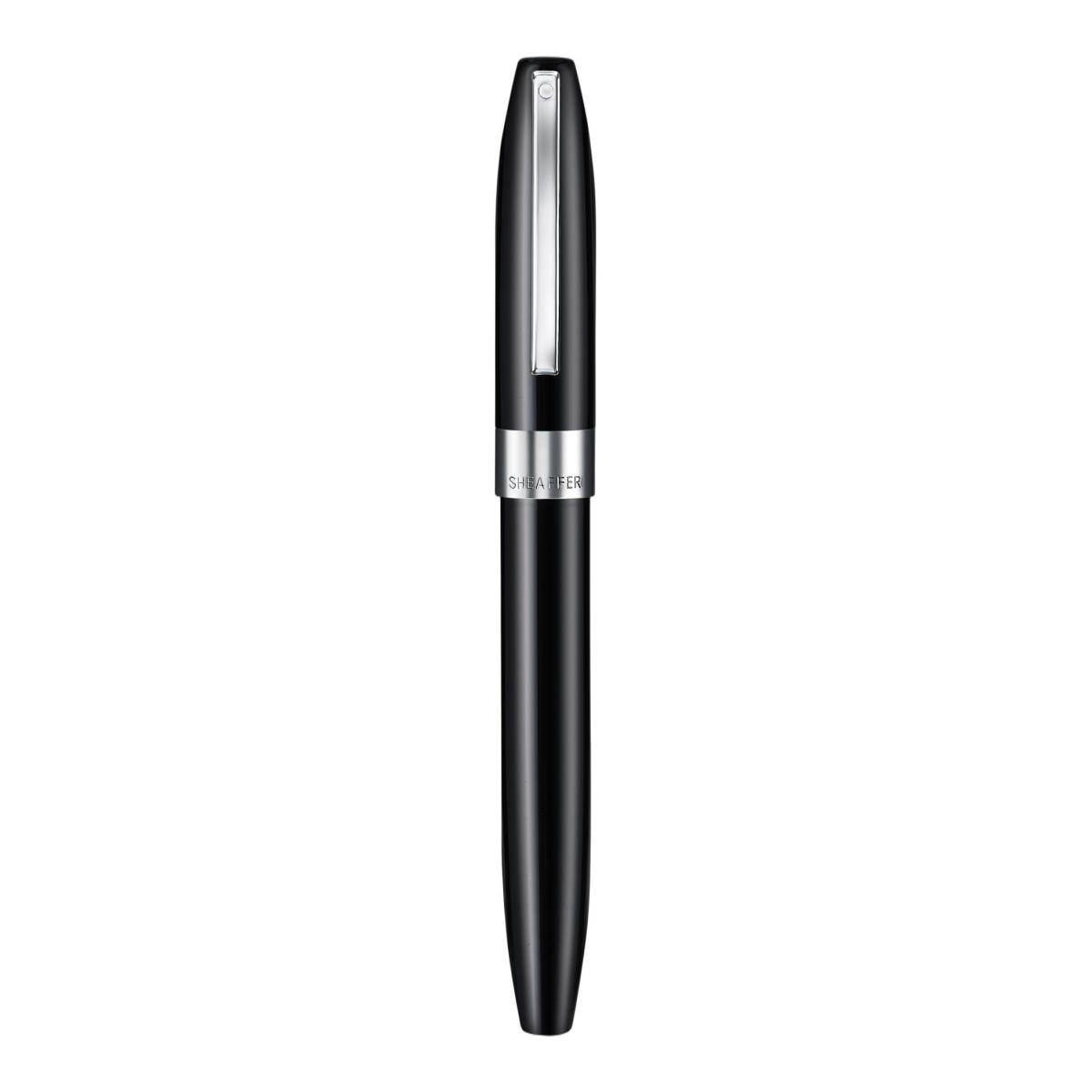 Caneta Esferográfica Em Laca Preta Com Detalhes Cromados Da Coleção Legacy Da Sheaffer Preto / Cromado-3