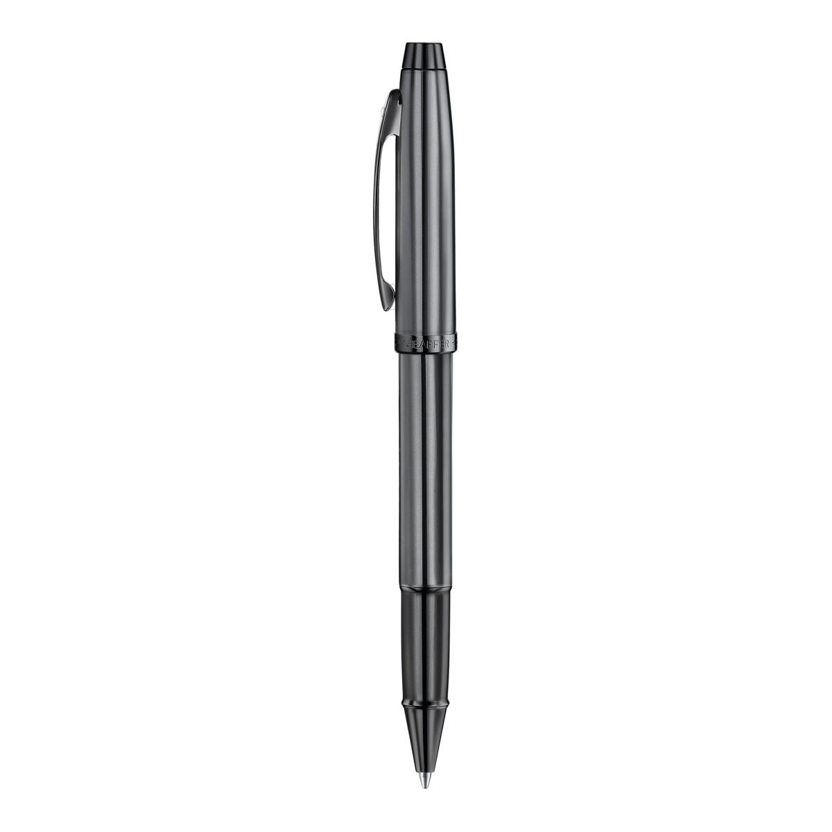 Caneta Esferográfica Em Laca Cinzento-Escuro Brilhante Com Detalhes Cinzentos Da Coleção 100 Da Sheaffer Cinzento-2