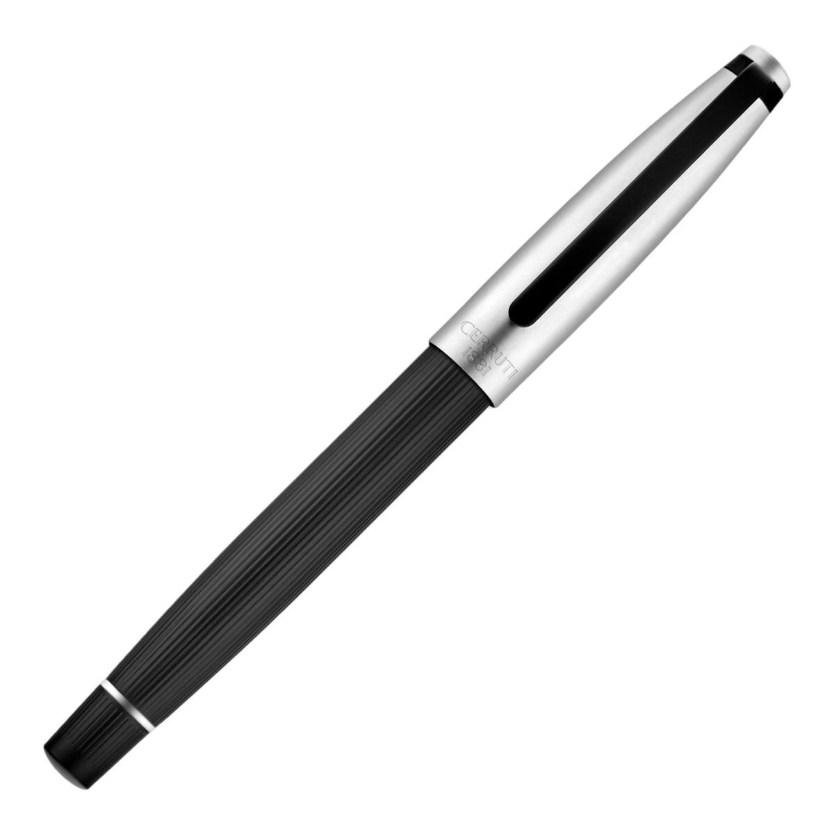 Rollerball Benson Cerruti 1881 - Preto e Cromado Preto / Crómio-3