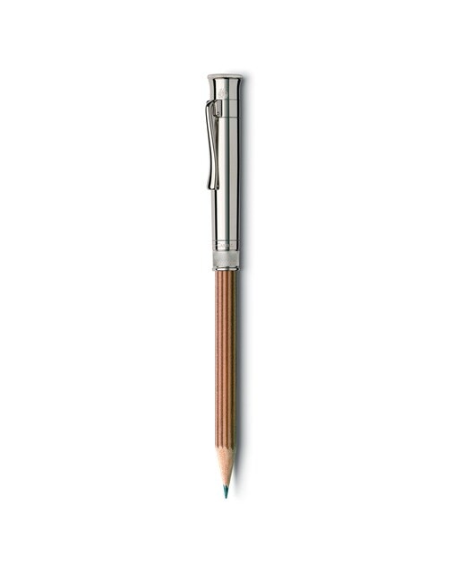 Lápis Perfecto Banhado em Platina Graf von Faber-Castell Castanho Castanho-1