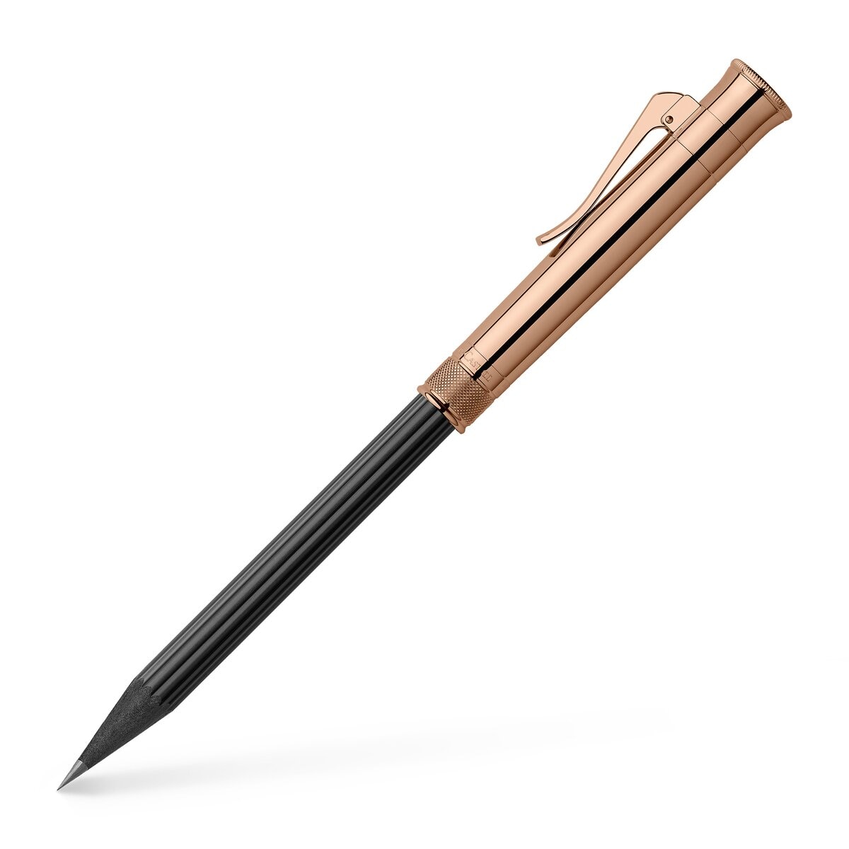Lápis Perfecto Black Edição Graf von Faber-Castell Dourado Rosa/Preto Ouro-4
