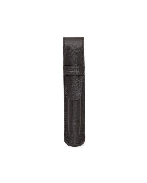 Conjunto de Presente De Estojo em Pele Com Caneta 300 Acabada Em Verniz Preto Com Detalhes Dourados Sheaffer Negro / Ouro-3