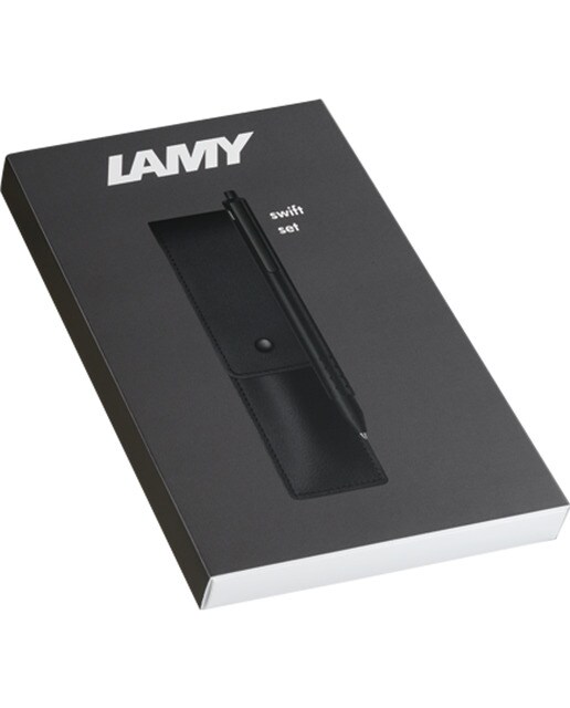 SET  331 Bolsa + Esferográfica Swift LAMY Preto Preto mate-2